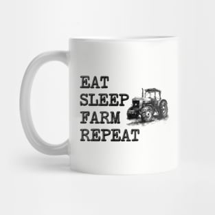 Eat Sleep Farm Repeat - Farmer Mug